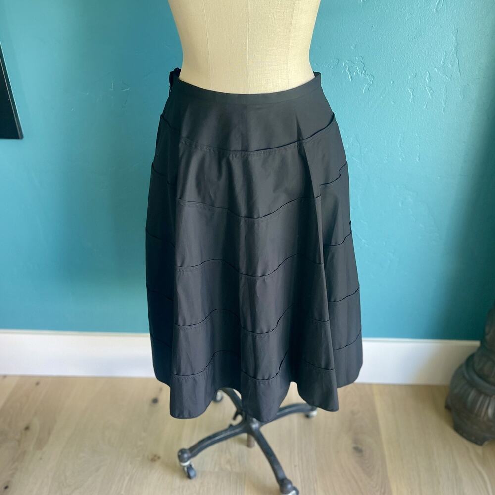 Tia Cibani Utility Cargo Skirt Unique Utilitarian Structural Size 6 Cotton